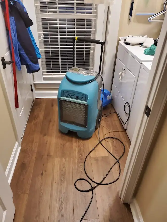 Commercial dehumidifier deployed for Flood Damage Cleanup in Naples
